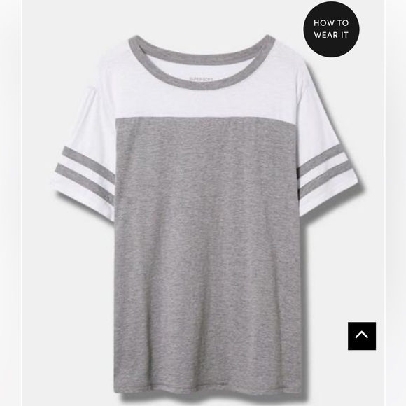 torrid Tops - NWT! Super soft torrid varsity style tee. 0